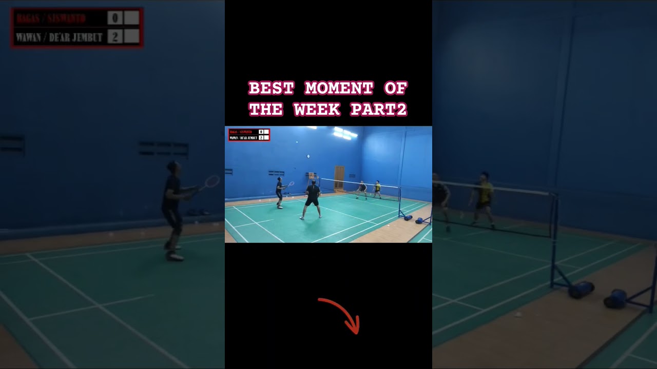 BEST MOMENT OF THE WEEK PART2 #badminton #badmintonmania #bwf #sports #funbadminton #best