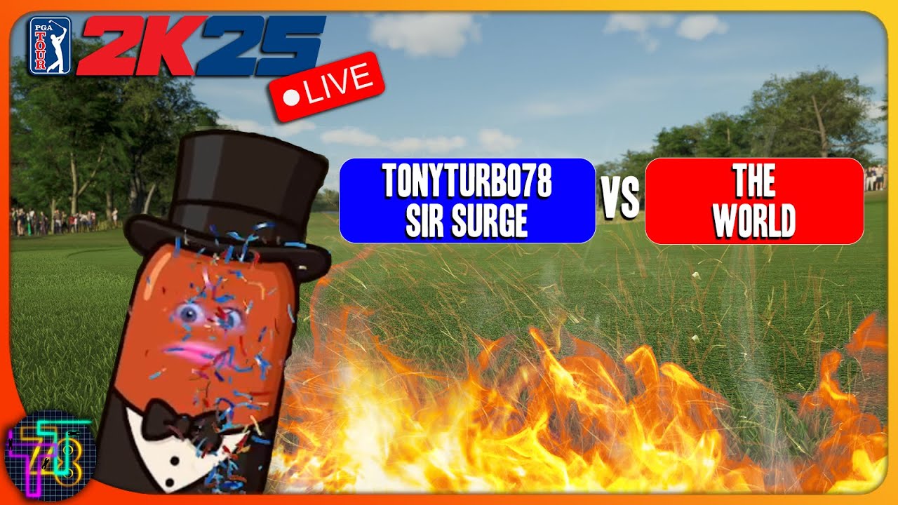 LIVE 🔴PGA Tour 2k25 | Friday Night Ranked Duos With Sir Surge + Late Night Skins