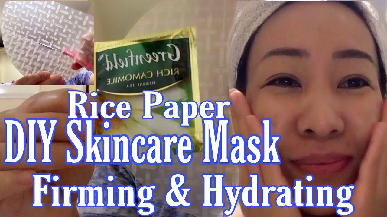 DIY Face Mask]Rice Paper Mask