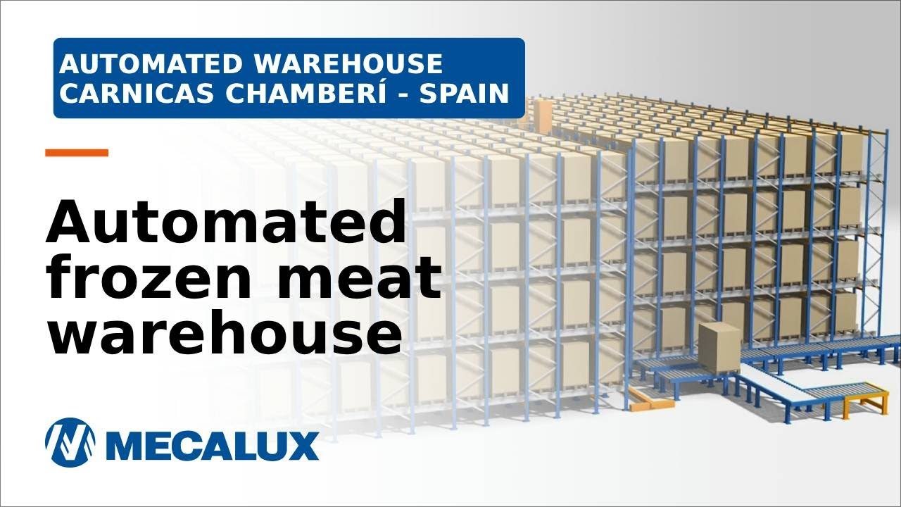 A fully automated cold store for meat products