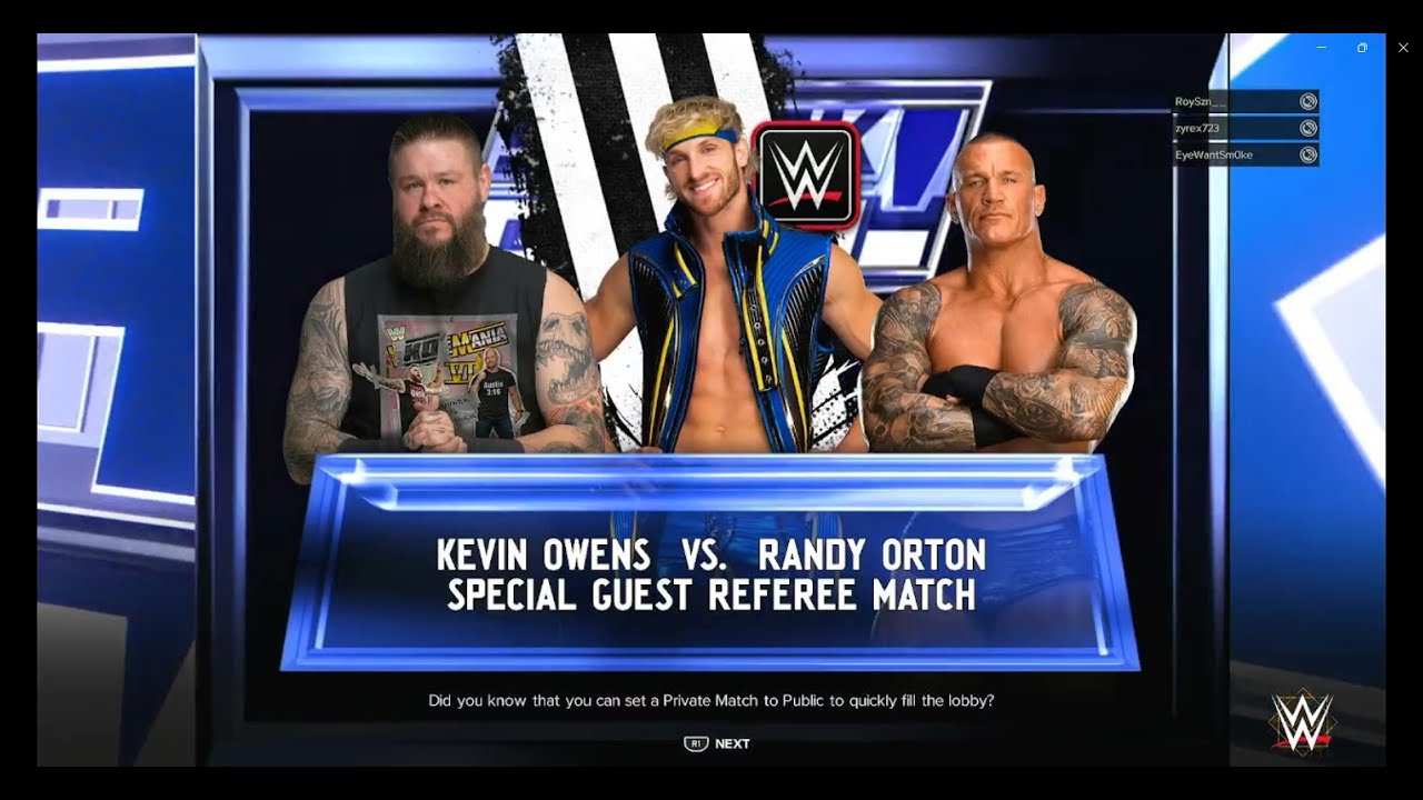ROYSZN REFEREE THE MOST TOXIC MATCH IN WWE 2K24 ONLINE