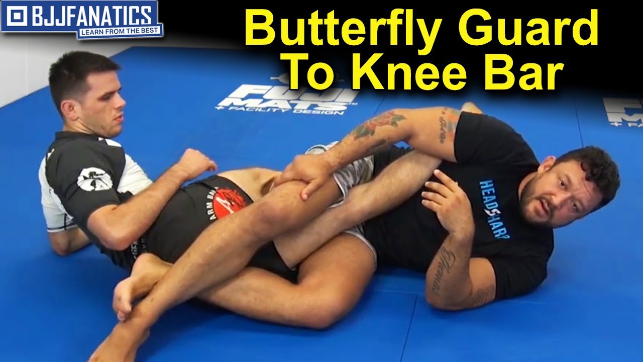Butterfly Guard To Knee Bar - BJJ Techniques by Tom DeBlass
