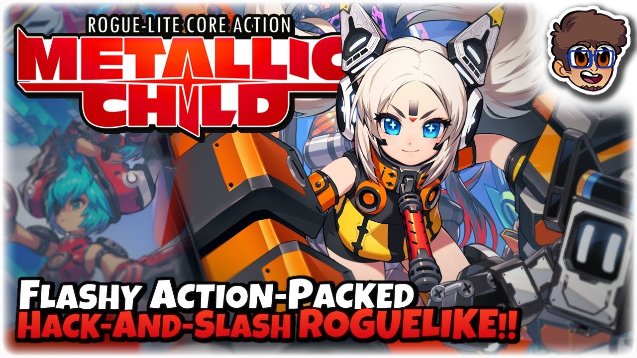 FLASHY ACTION-PACKED HACK-AND-SLASH ROGUELIKE!! | Let's Try: Metallic Child | Gameplay