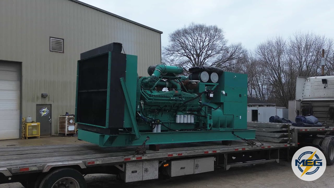 Cummins 1500kW DFMB Diesel Generator on the Move | Industrial Backup Power