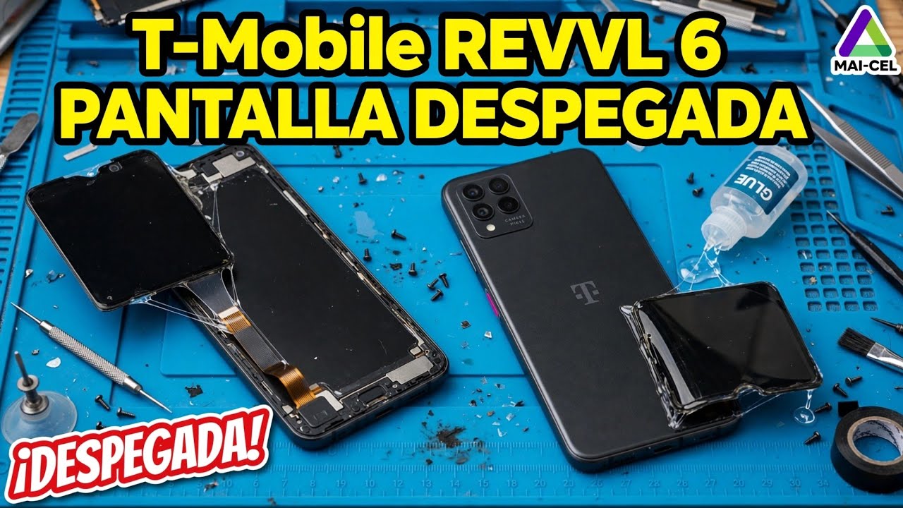 ASI ARREGLAMOS LA PANTALLA DE UN T-MOBILE REVVL 6