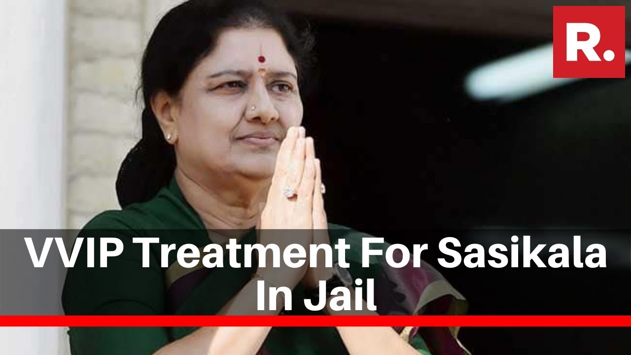 VVIP Treatment For Sasikala In Jail, Confirms RTI Report