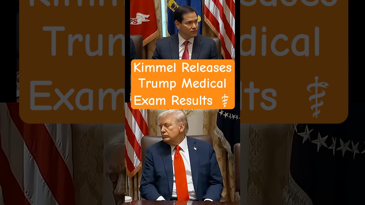 Kimmel Releases Trump Medical Exam Results 🤣💉💬