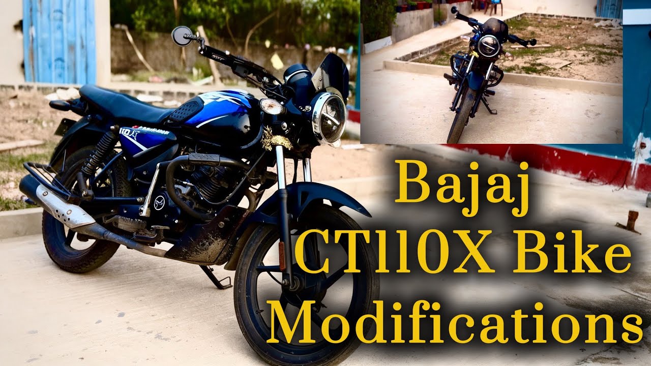 CT 110X Full Modifications 🔥 || Bajaj CT-110X modification || Part-2 Bike Modifications 