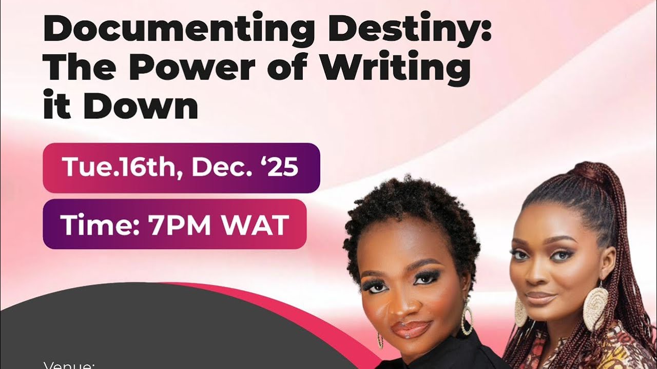 Documenting Destiny - the power of writing it down.
