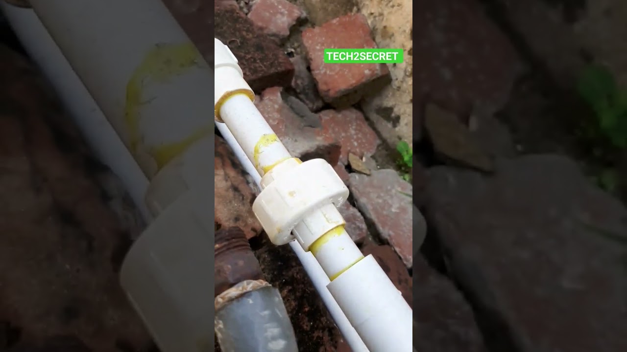 Pipe Fitting CPVC | Union Elbow socket joints | Plumbing hack of pipeline fitting | #diy #plumbing