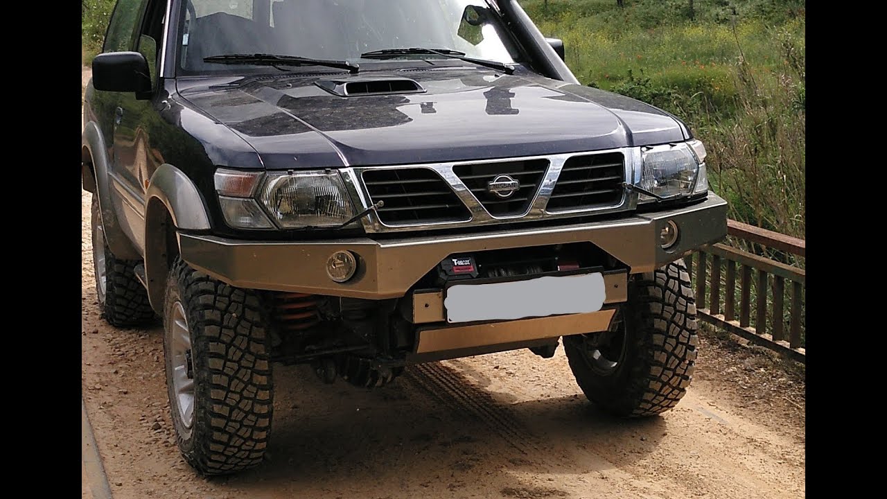 Instalación cabrestante T-max. Nissan Gr y61.