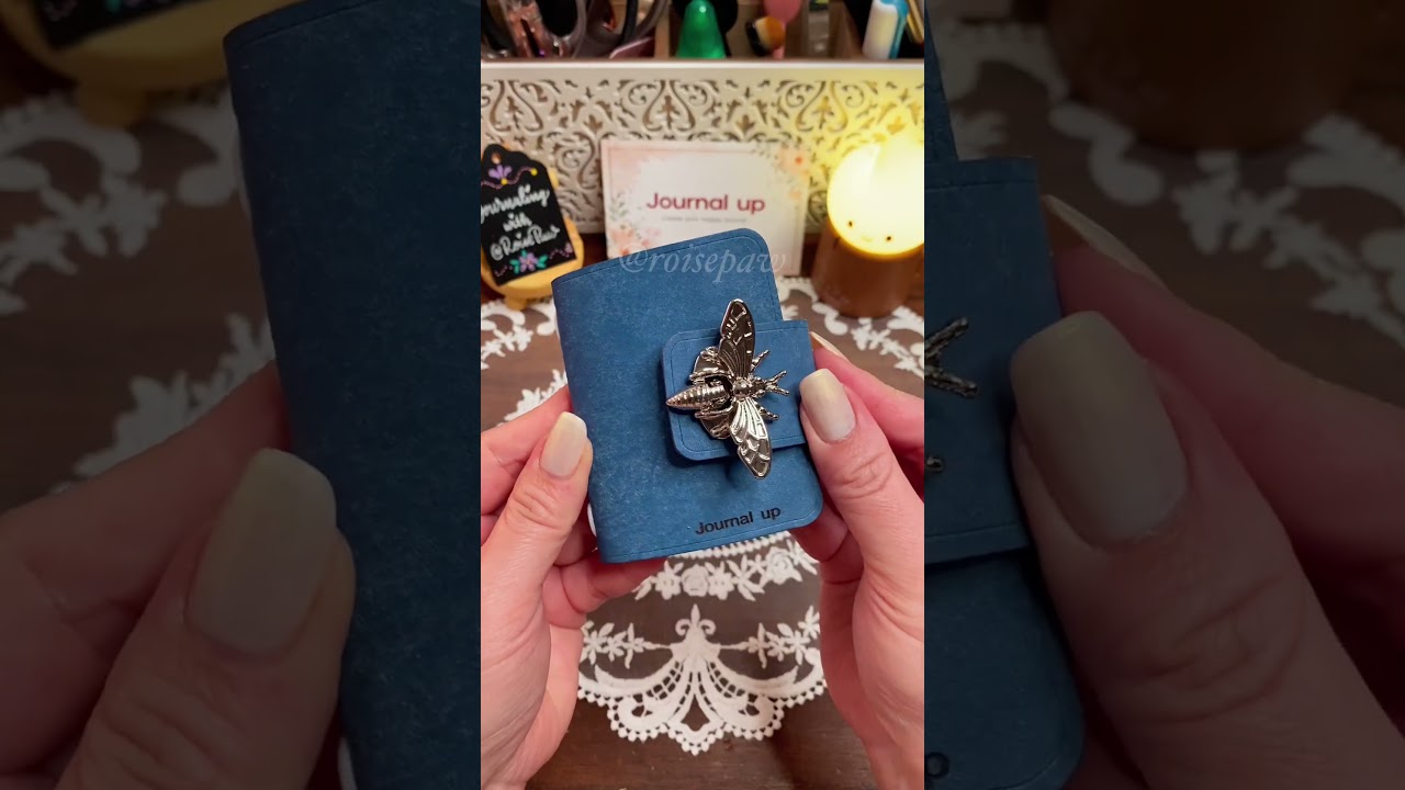 ASMR | Beautiful Leather and Paper Pouches by Journal-up 