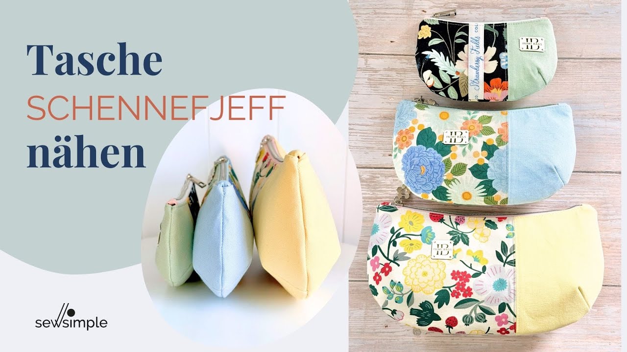 🌙 Taschen-Organizer nähen | Schnittmuster SCHENNEFJEFF | perfekt für Anfänger:innen