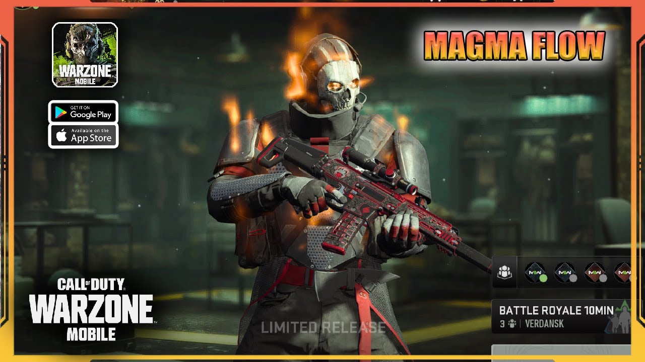 Warzone Mobile Magma Flow Tracer Pack Gameplay | PYRO GHOST
