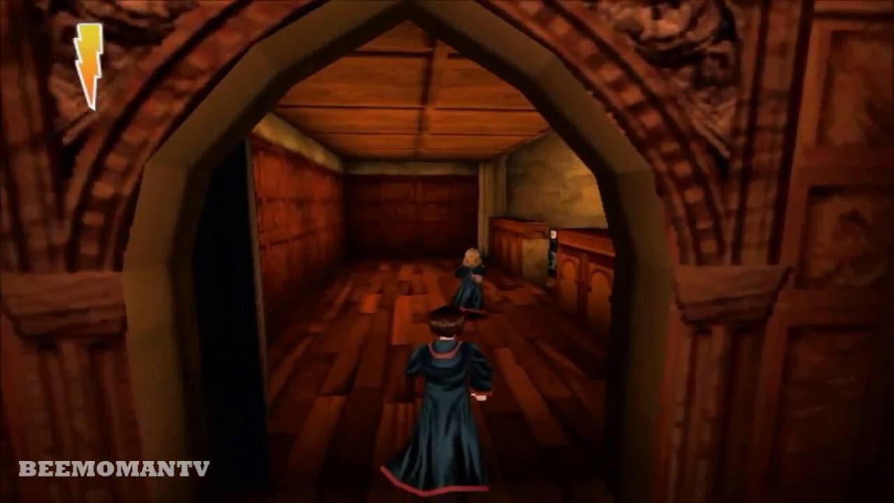 Harry Potter and the Philosopher's Stone (PC) Walkthrough Part 1 - Hogwarts Main Entrance