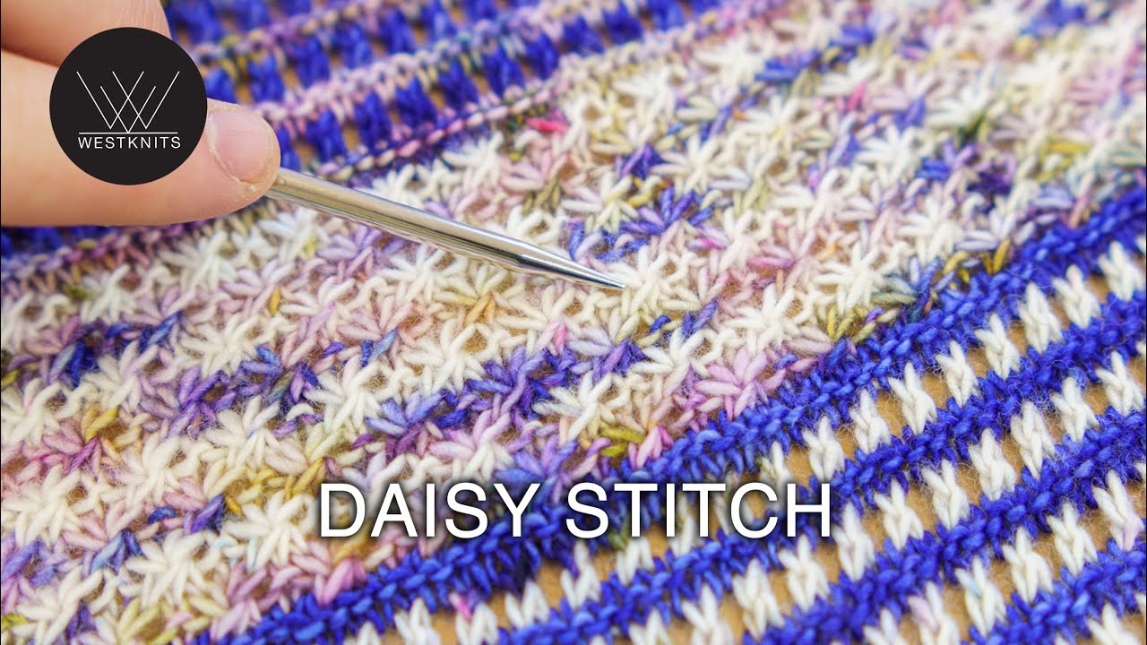 Daisy Stitch - Knitting Tutorial