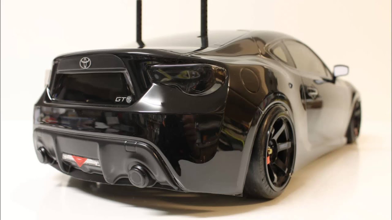 eac RC Body Build -- Toyota GT86 Black sick and slammed