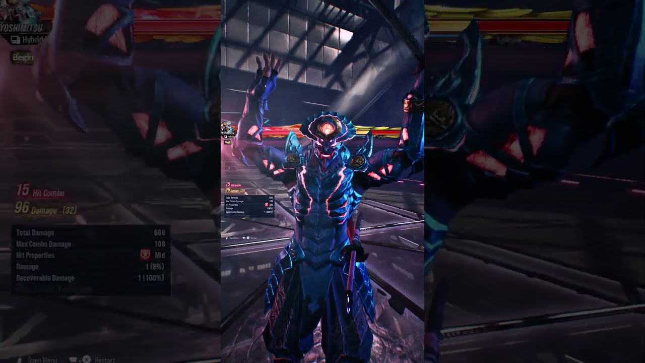 YOSHIMITSU's Shocking 100% HP Recovery Combo in Tekken 8 #tekken8 #tekken7