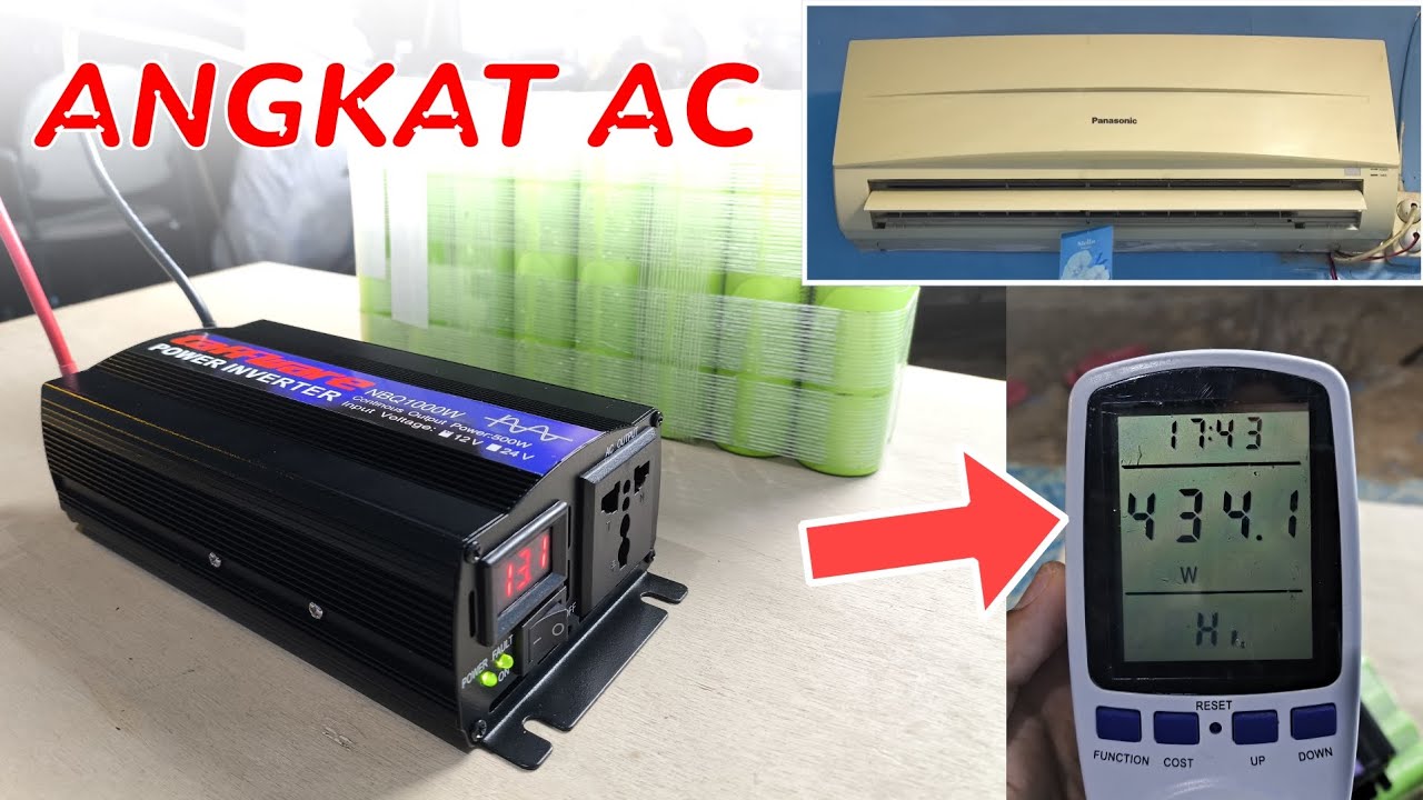 Inverter Taffware 1000w geber angkat AC | Review inverter Taffware 1000W 12V