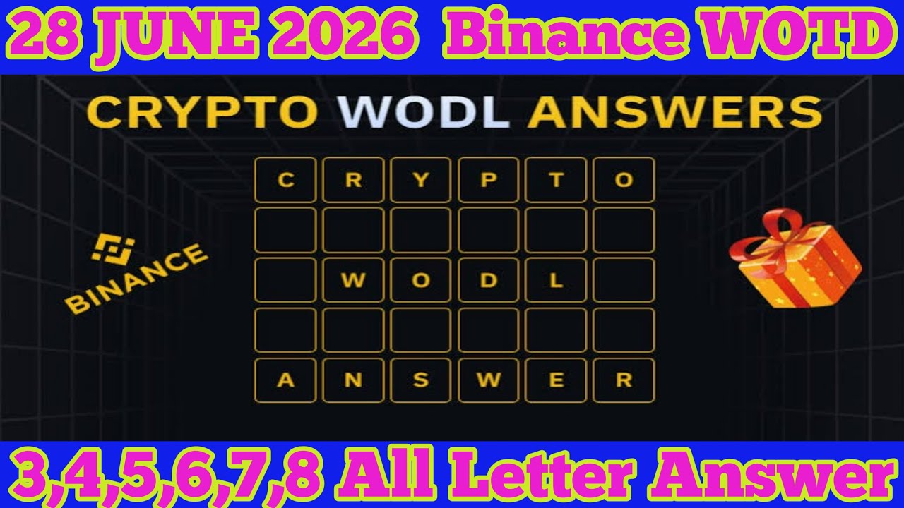 Binance Word of the Day Answer Today 28 June 2026 | Multi-Asset Superapp | Binance Word Of The Day