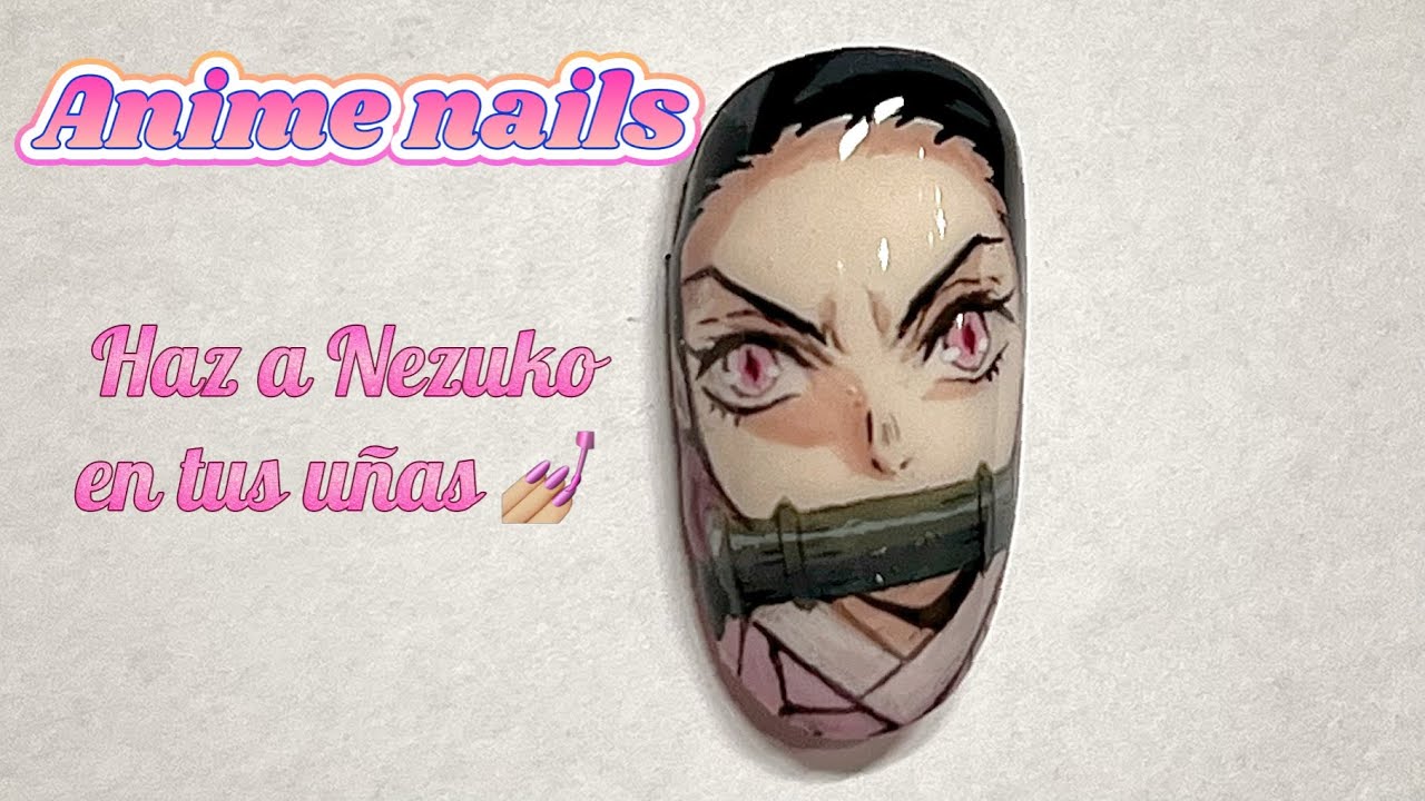 Anime Nails l Nezuko Demon Slayer (竈門禰󠄀豆子)