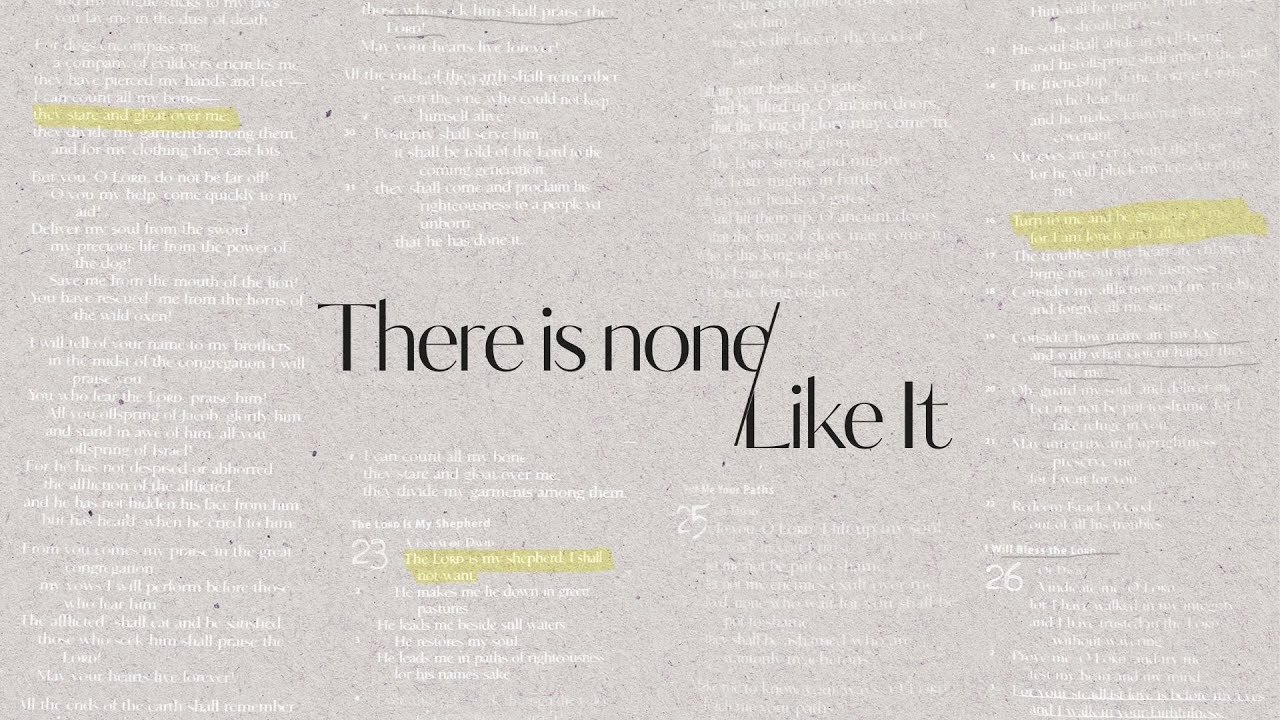 There Is None Like It