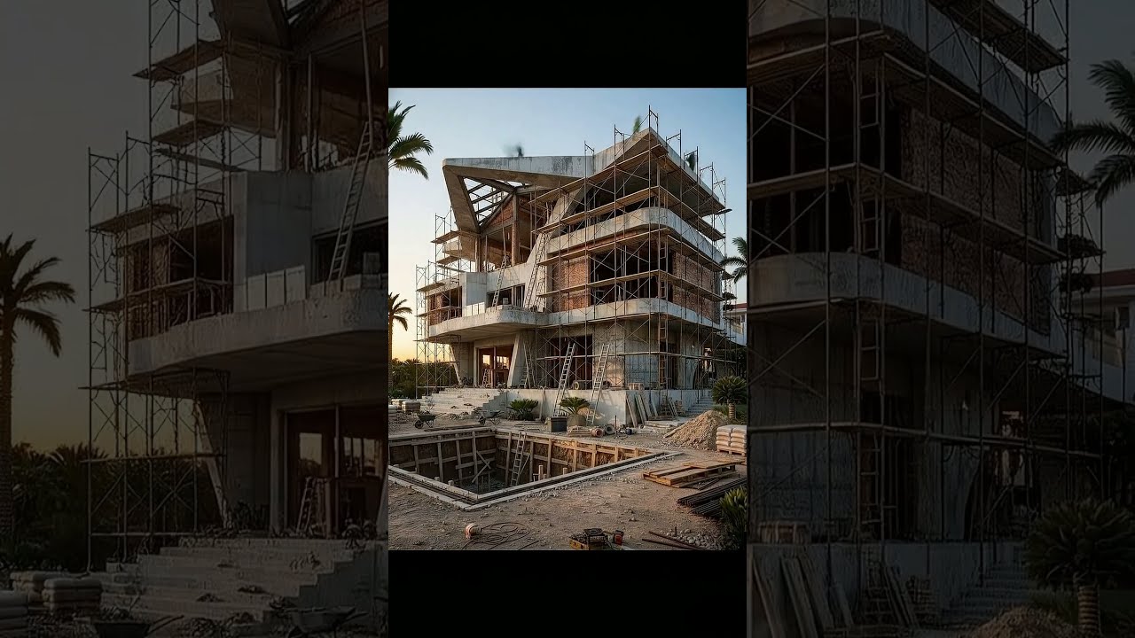 EXTREME Villa Transformation: From Total Mess to Modern Luxury! ✨ #architecture #home #design