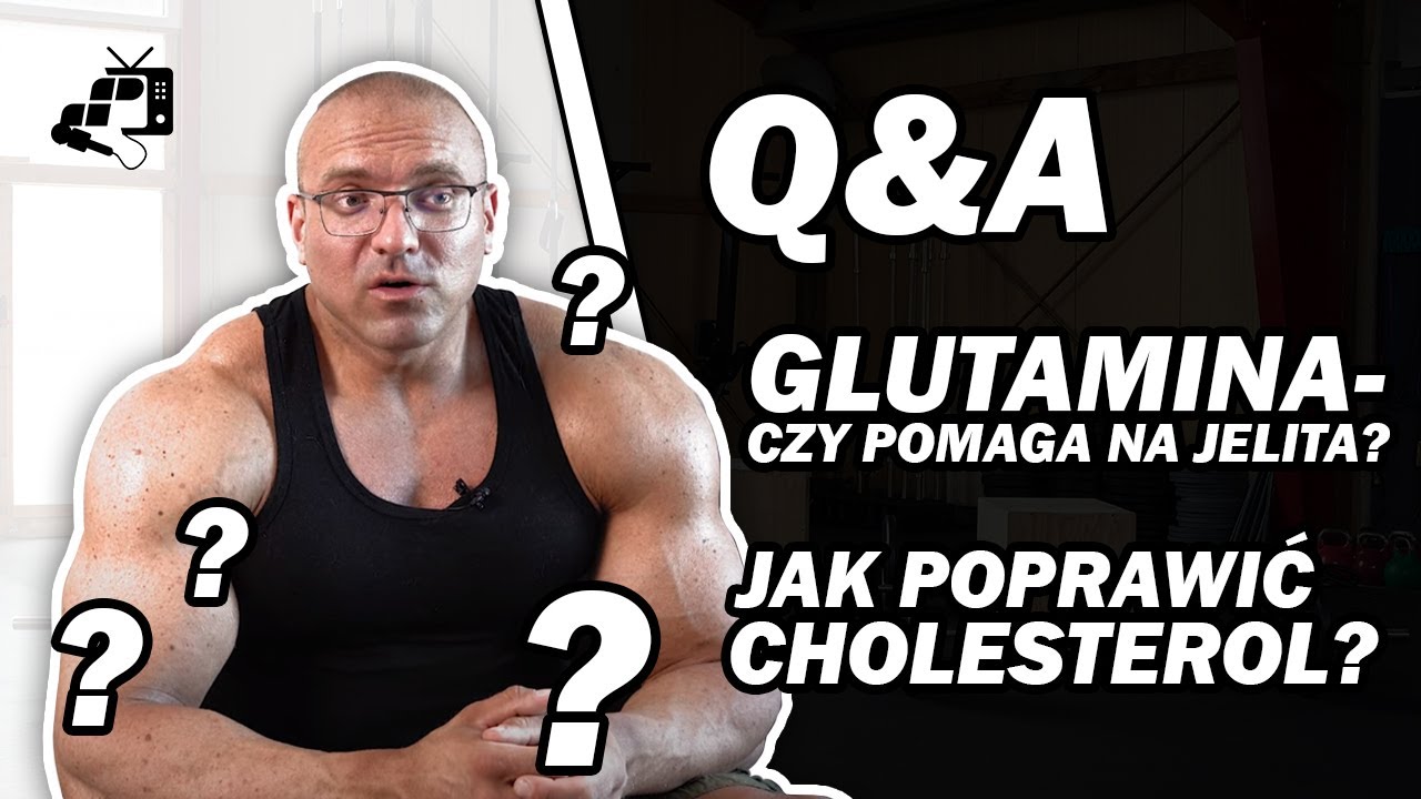 GLUTAMINA NA JELITA? JAK OBNIŻYĆ CHOLESTEROL? NIETOLERANCJA LAKTOZY? 💬 ŁUKASZ MODZELEWSKI