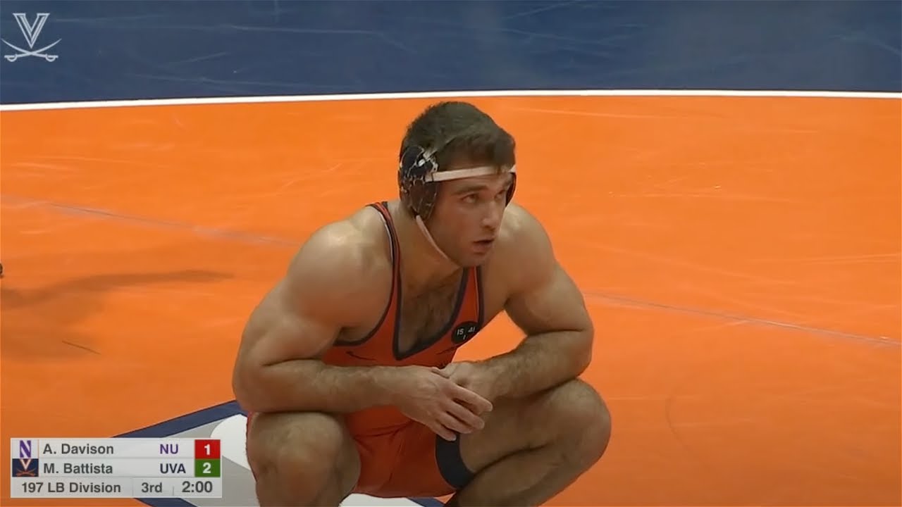 197lbs Michael Battista (Virginia) vs Andrew Davison (Northwestern)