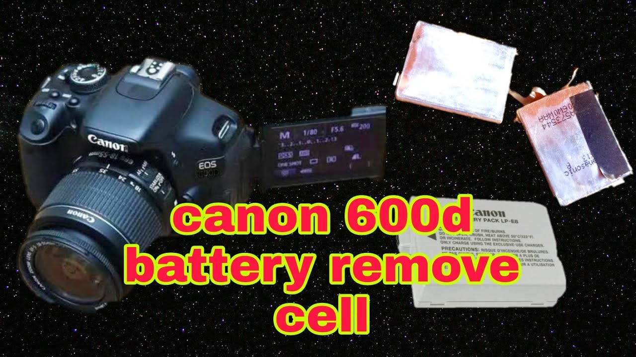 Canon 600d DSLR Battery remove Sale new change good condition 100%%%