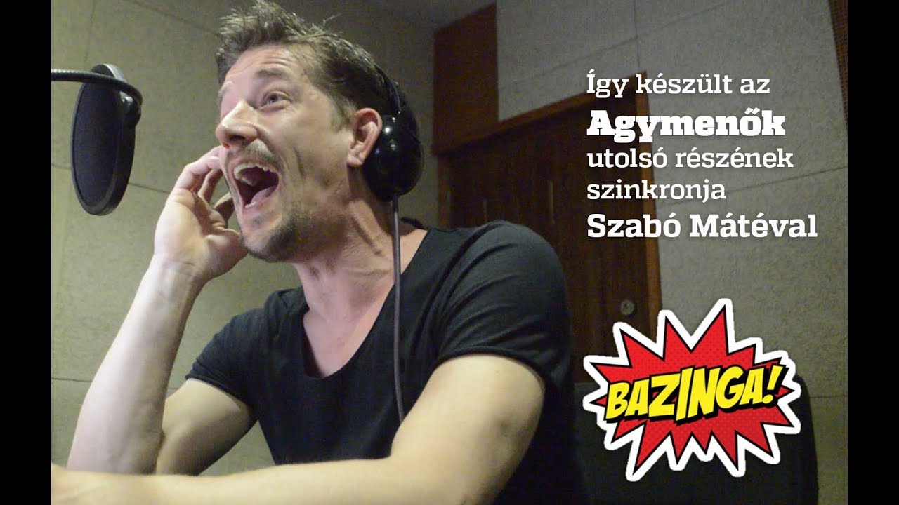 Így készült az Agymenők utolsó részének szinkronja Szabó Mátéval