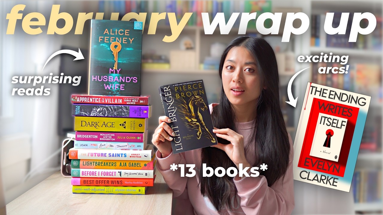 I read 13 books in February... let's talk about it | READING WRAP UP 📚⭐️