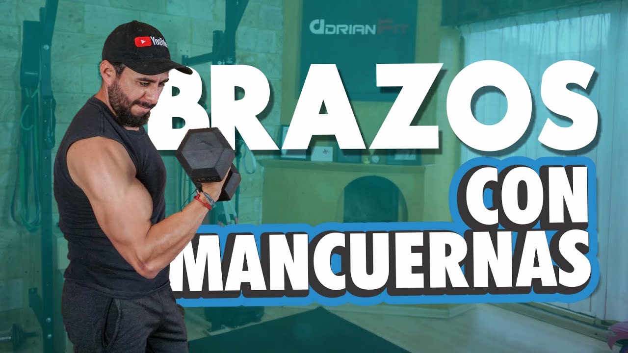 Rutina de Brazos // BÍCEPS Y TRÍCEPS CON MANCUERNAS