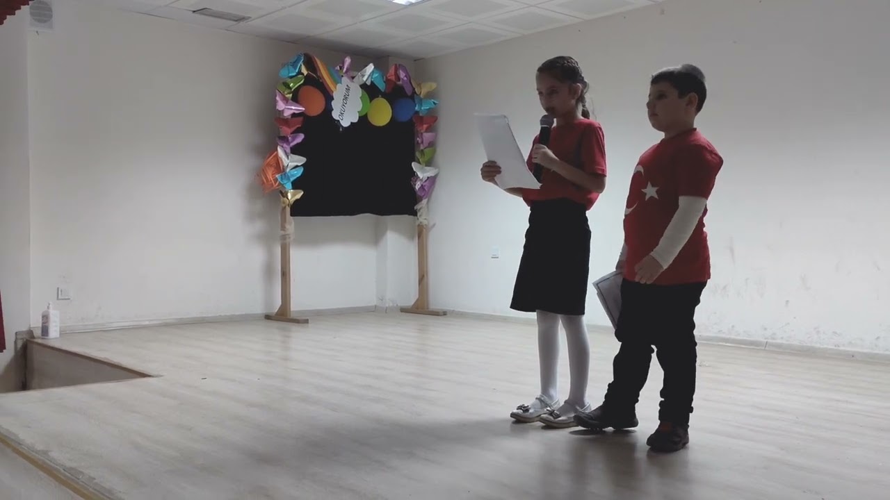 SANAYİCİLER İLKÖĞRETİM OKULU 1-B VE 1-İ SINIFI 12 MART İSTİKLAL MARŞI'NIN KABULÜ PROGRAMI