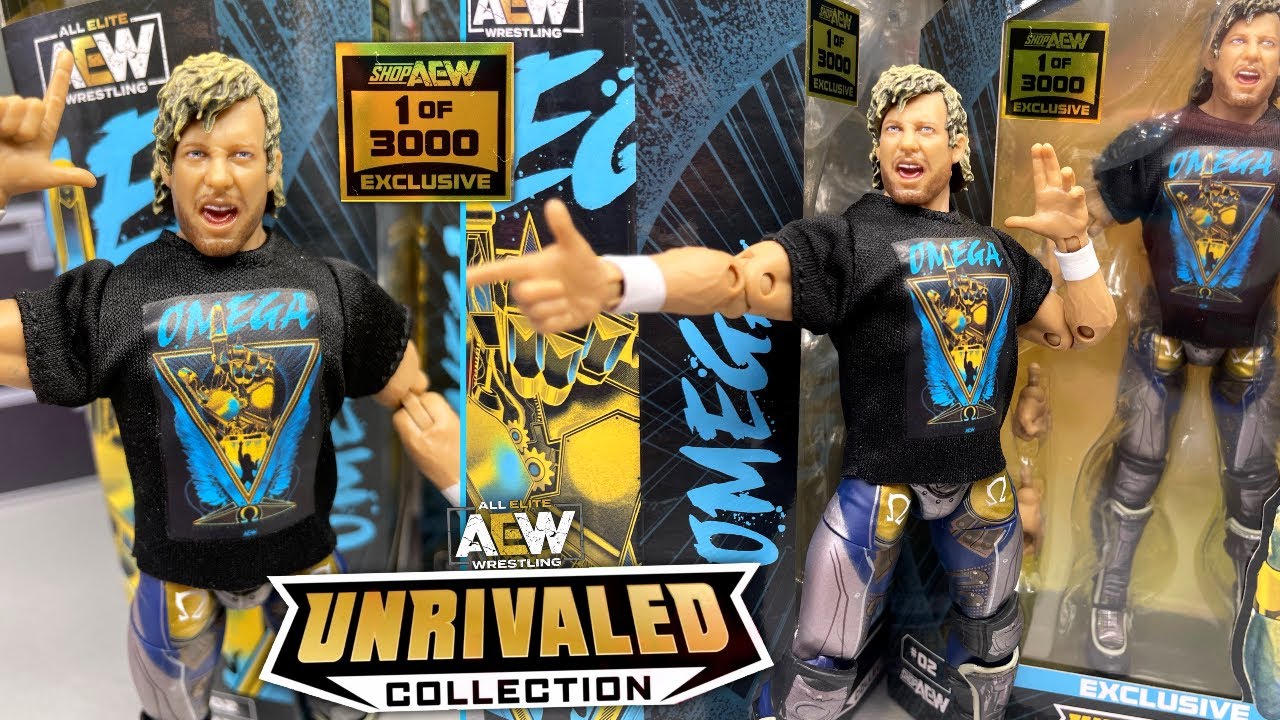 SHOP AEW 1/3000 UNRIVALED KENNY OMEGA FIGURE REVIEW!