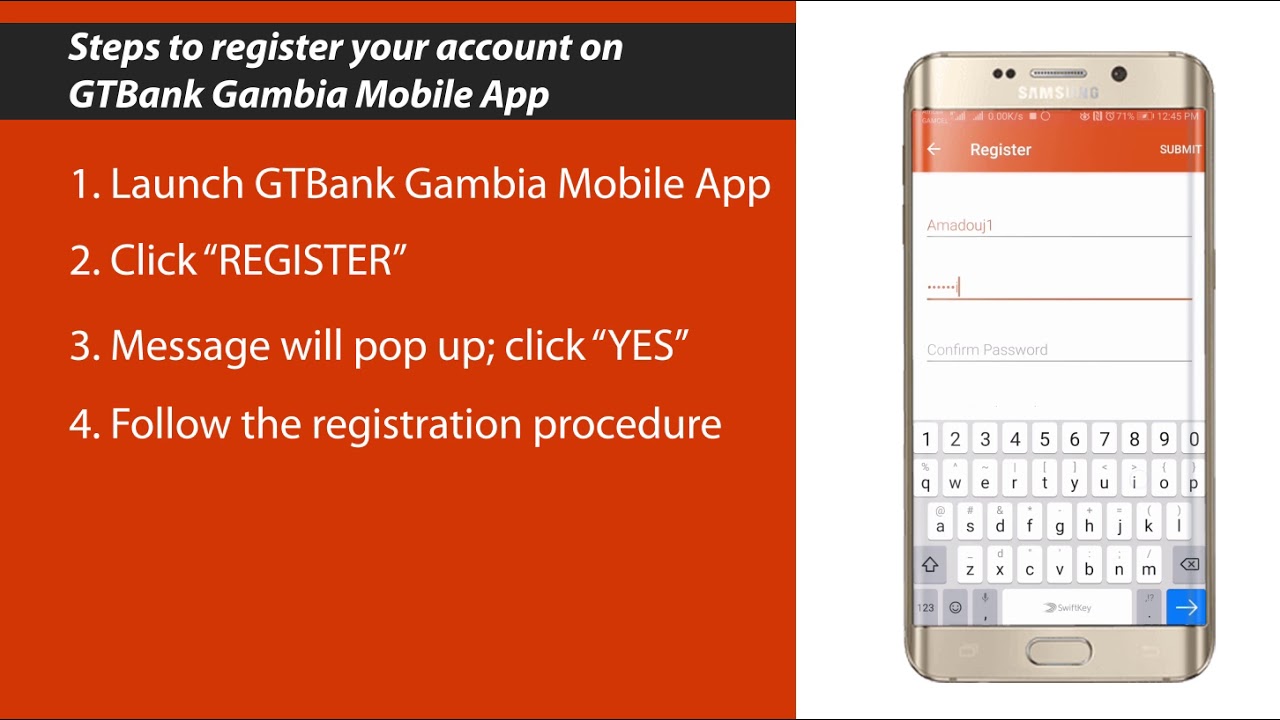 Register Mobile App