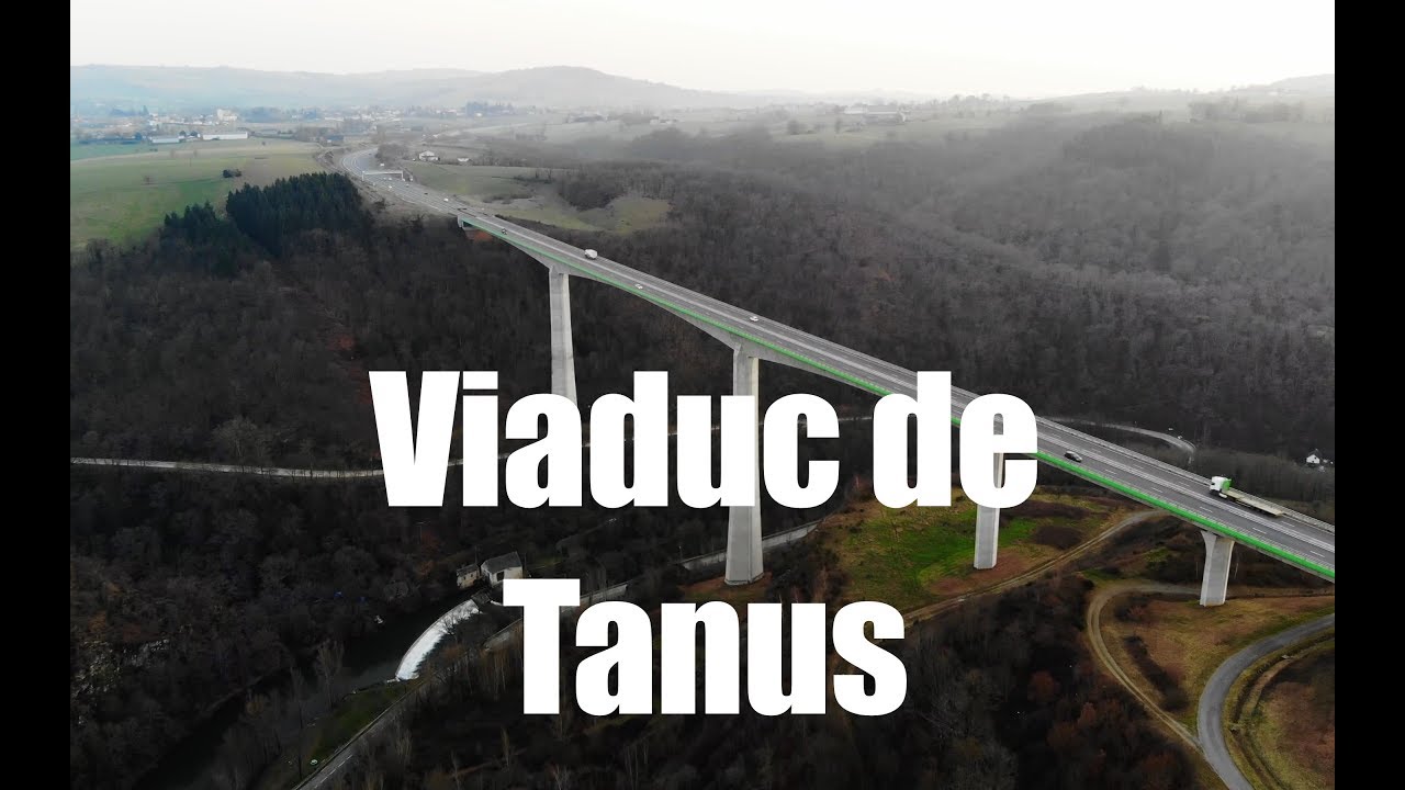 Viaduc du Viaur et Tanus - Plan Drone 4K