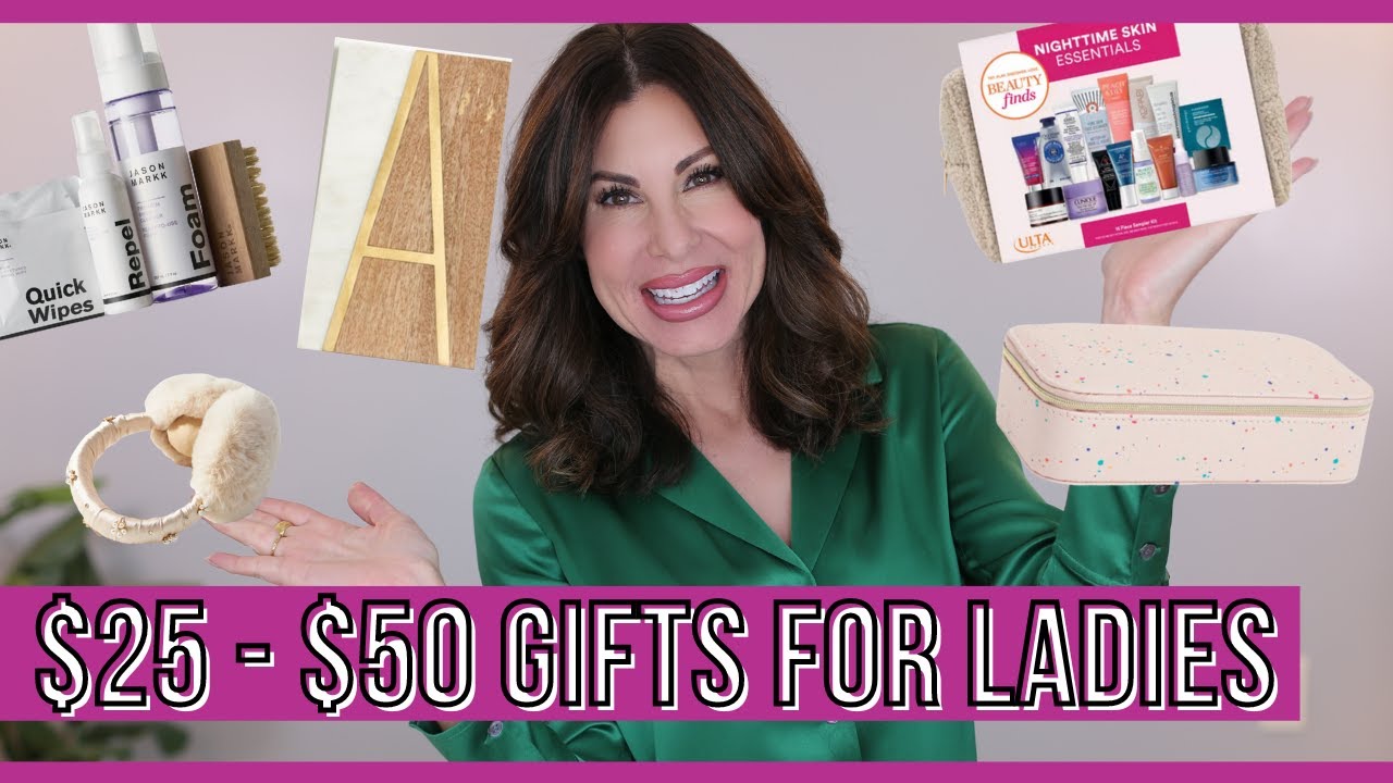 Ladies Gifts Between $25 and $50 | Christmas Gift Guide 2023