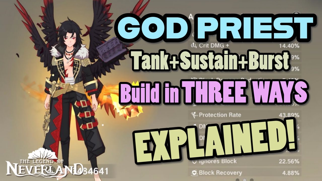 GOD PRIEST Build in Three Ways (NO HOLY FFs) - The Legend of Neverland