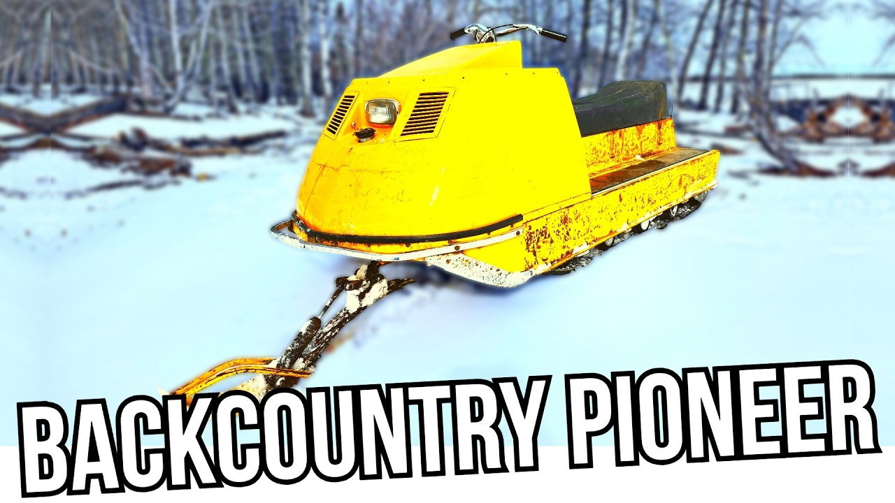 55 Years Ago This Snowmobile Opened the Backcountry | The Ski-Doo Alpine