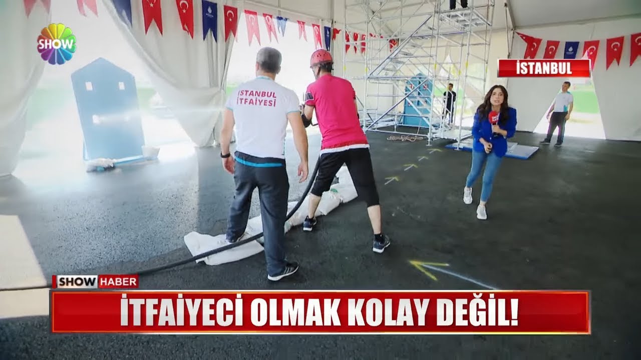 İtfaiyeci olmak kolay değil!
