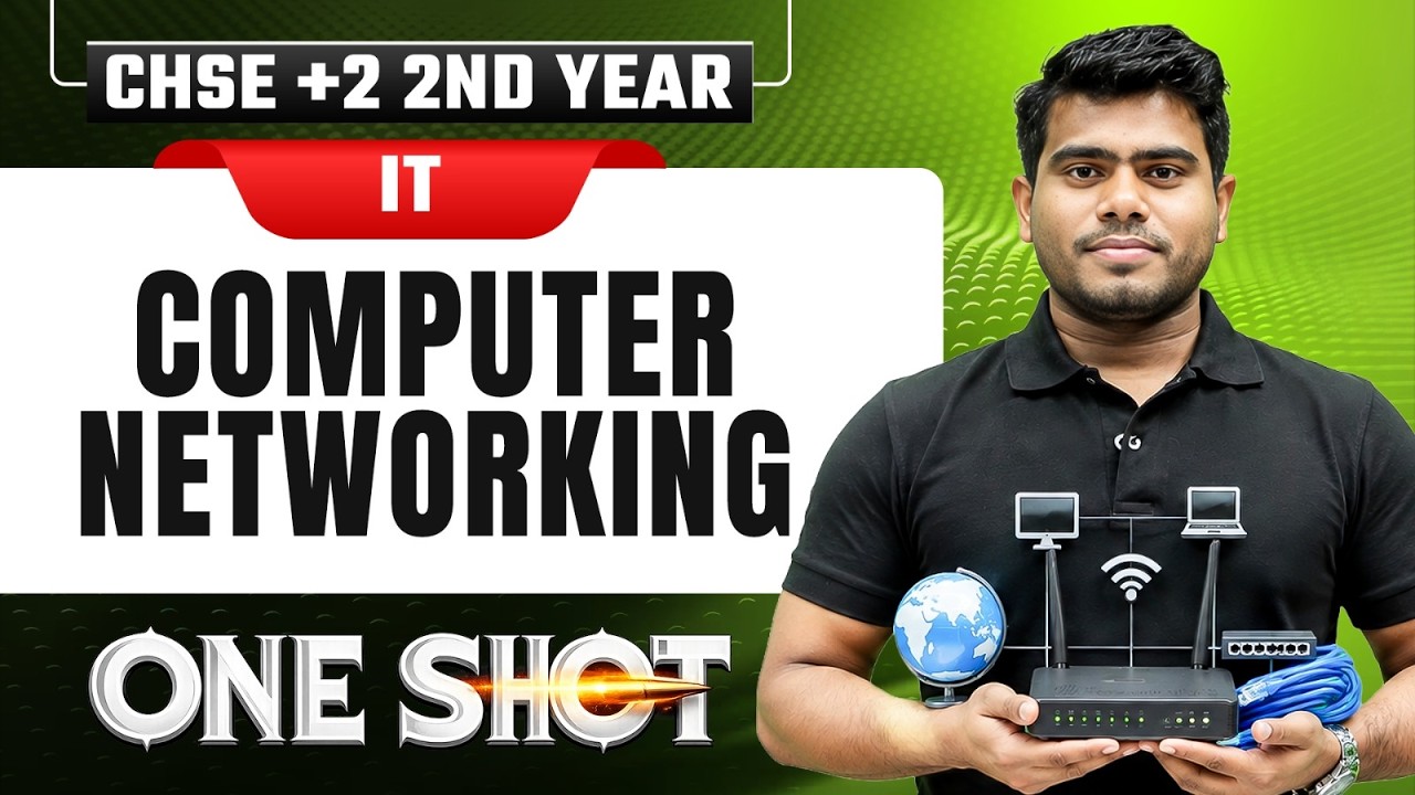 Computer Networking in One Shot 🌐 IT CHSE +2 2nd Year Science | Class 12 in Odia LIVE