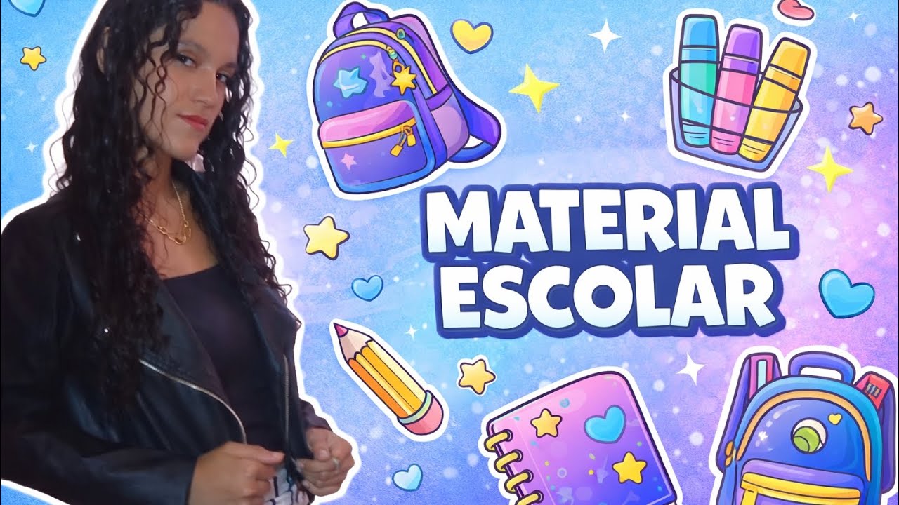 MATERIAL ESCOLAR ESTILO STITCH 🌈📚🖊