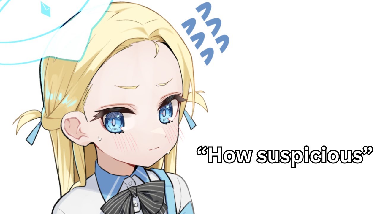 [Blue archive Game] Sora seen them Student was how suspicious