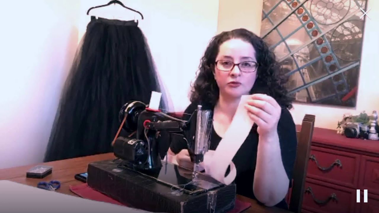 Making a Wrap Around Tulle Skirt