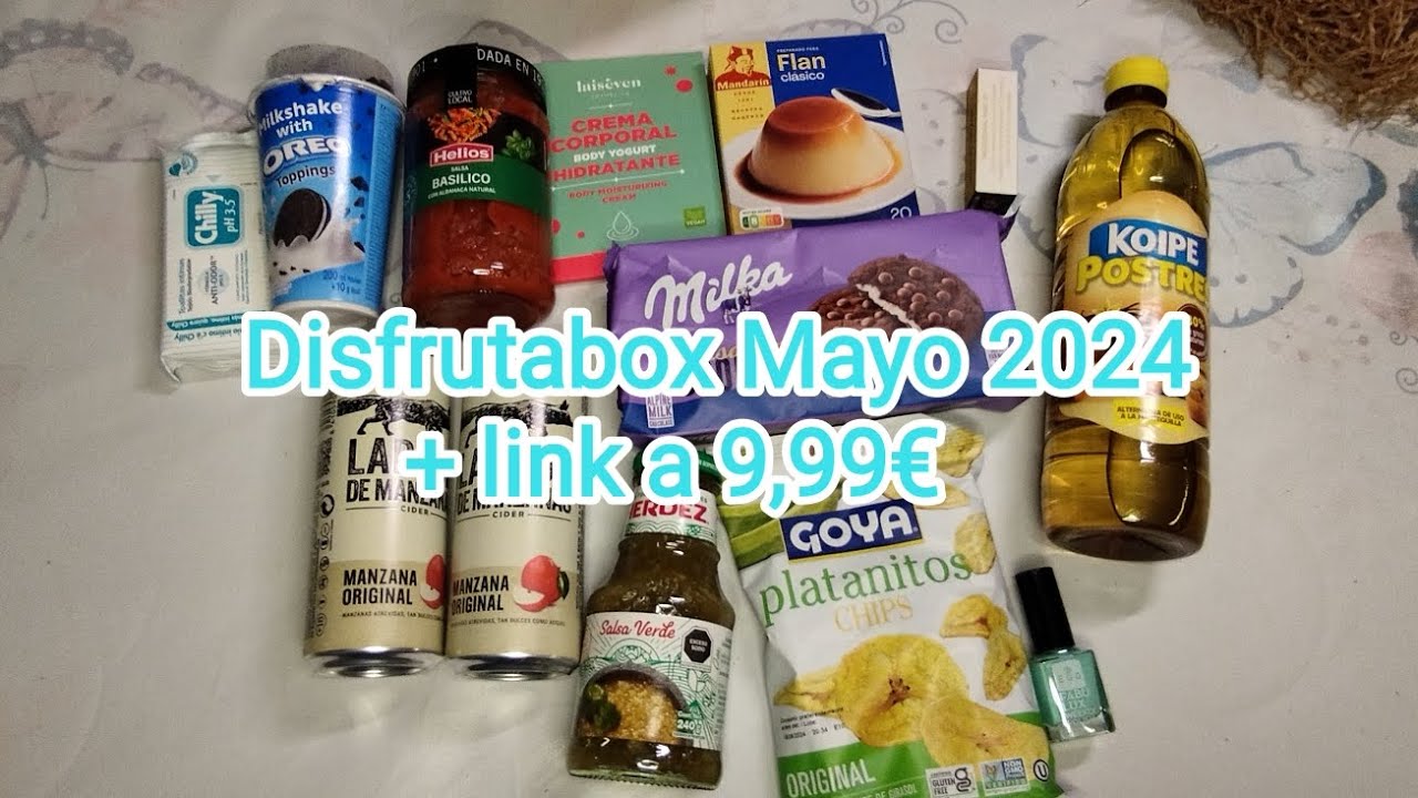 Disfrutabox Mayo 2024 + link a 9,99€