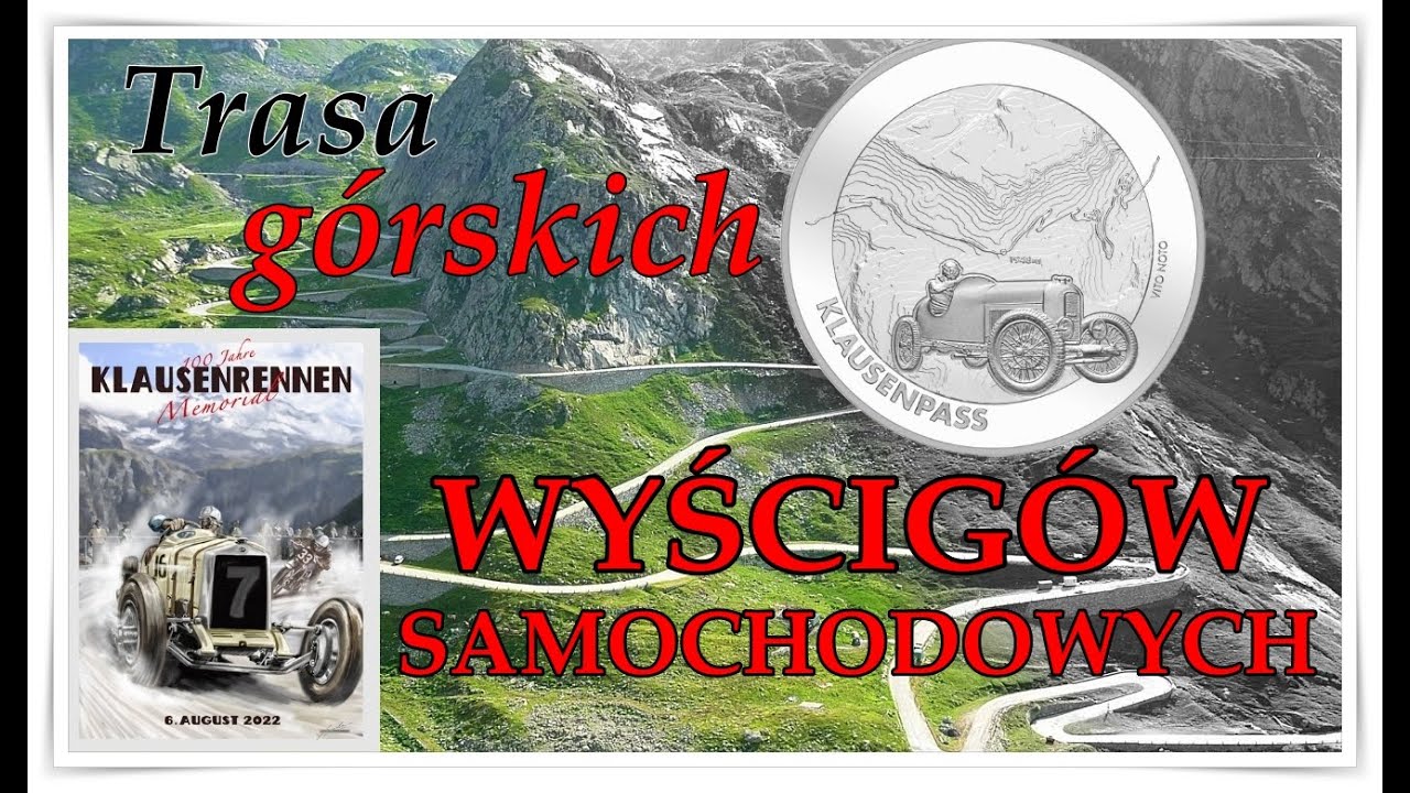 Klausenpass 1/1 Droga z zakrętami, to prawdziwa przyjemność z jazdy. Legendarne wyścigi samochodów