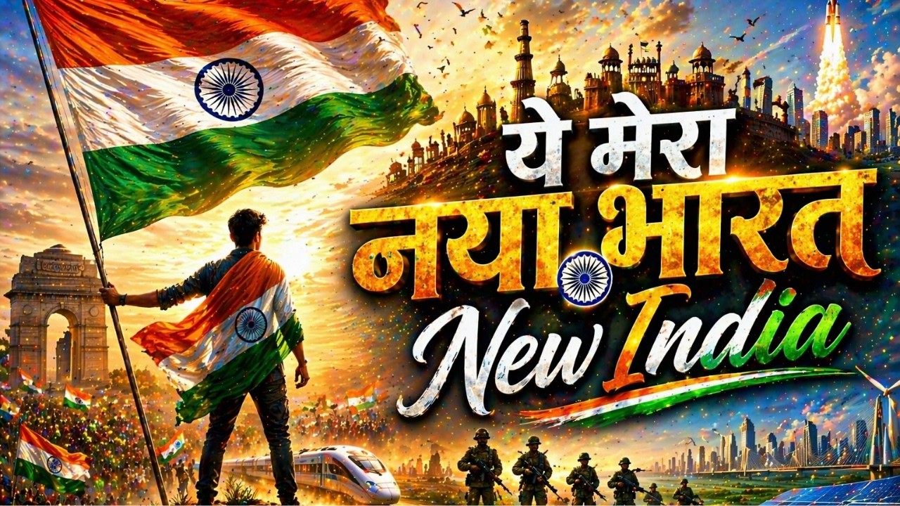 ये मेरा नया भारत 🇮🇳 | 10 सालों की प्रगति पर देशभक्ति गीत | Inspirational New India Anthem 2026