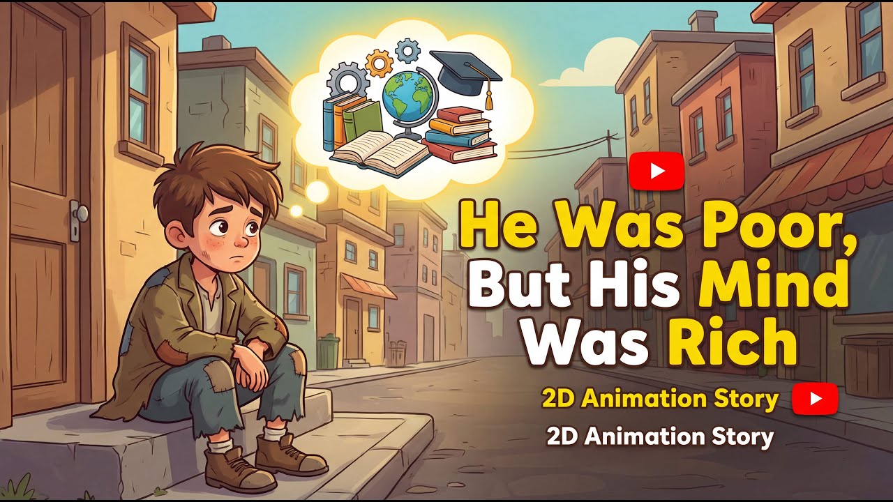 He Was Poor, But His Mind Was Rich |  Motivational Story | Life Changing Animation | English story