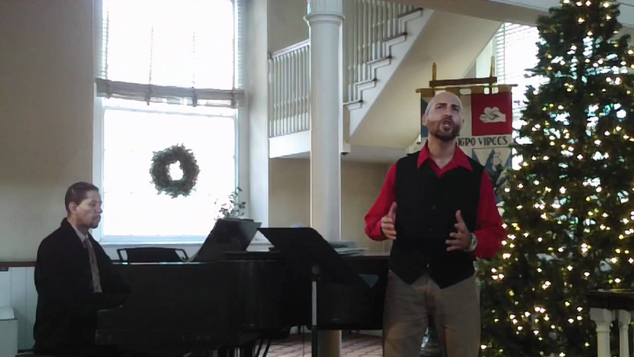Miguel Angel Alvarao, Tenor & Hobart W Spears 3rd, piano- Thankful
